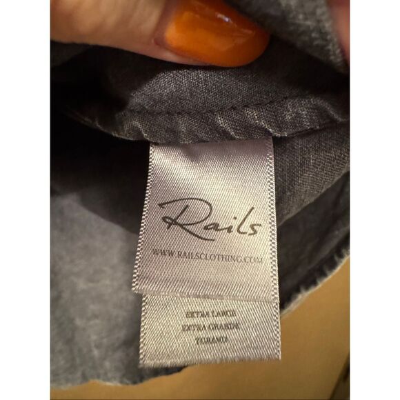 Rails Angelica Acid Wash Chambray Shirt - Picture 11 of 13